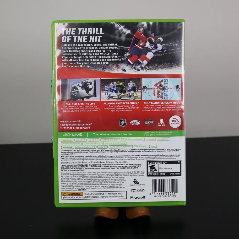 NHL 14 (Microsoft Xbox 360, 2013) CIB Tested and Working Video Game